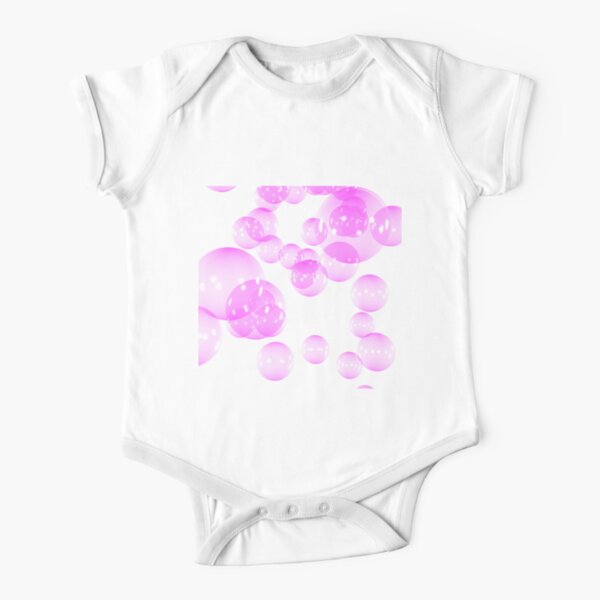 Large Pink Bubbles Baby One Piece By Bradm50 Redbubble
