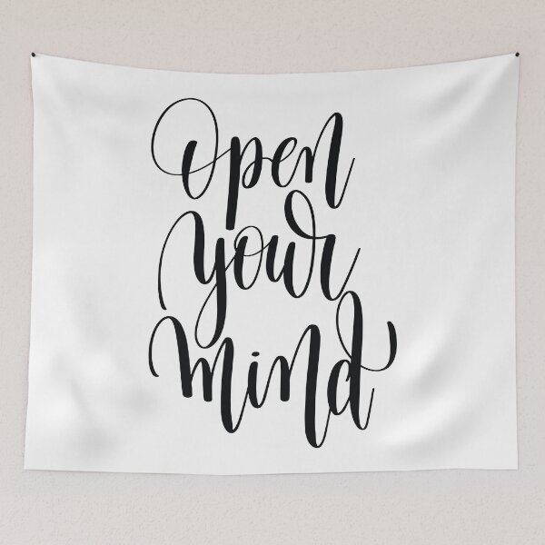 Item preview, Open Your Mind Inspirational Quotes designed and sold by ProjectX23.