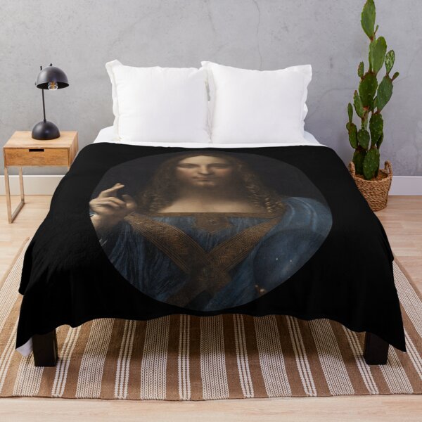 Item preview, Copy of Salvator Mundi by Leonardo da Vinci | Oval Cutout designed and sold by Dator.