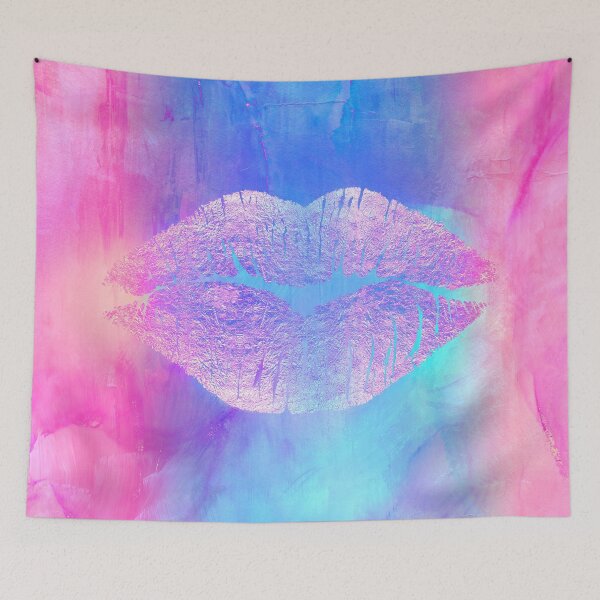 Item preview, Summer Kissed Lips Colorful Fashion Art designed and sold by Glimmersmith.