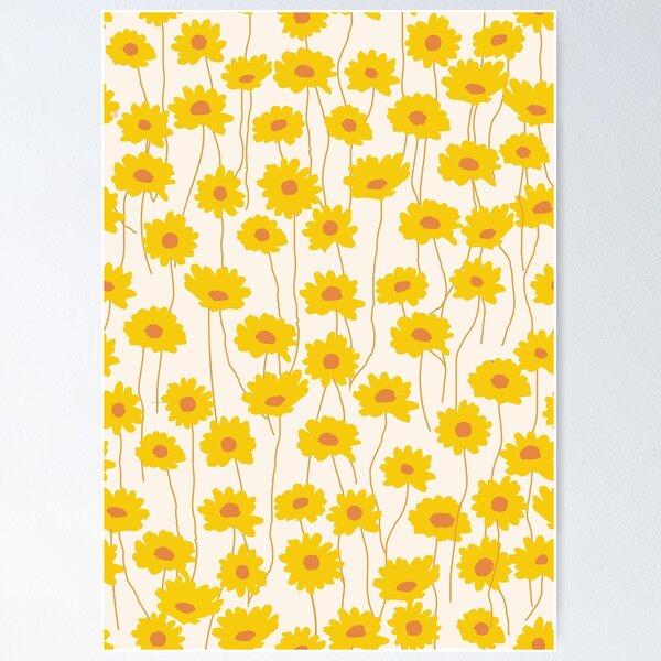Item preview, Yellow flowers designed and sold by theseakiwi.