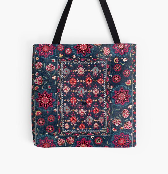 Item preview, Lakai Suzani Shakhrisyabz Uzbek Embroidery Print designed and sold by Vicky Brago-Mitchell®.
