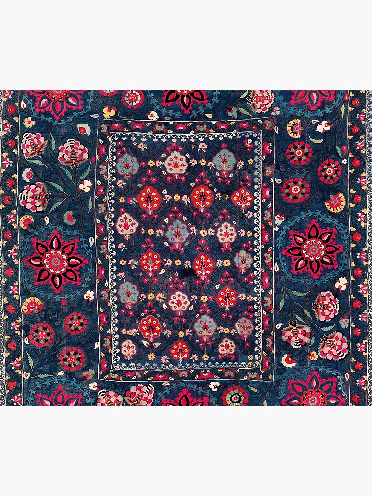 Lakai Suzani Shakhrisyabz Uzbek Embroidery Print by bragova