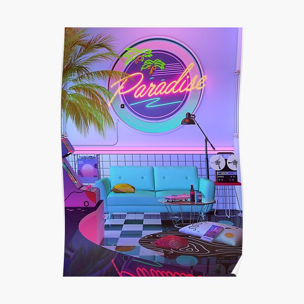 Paradise Wave Poster