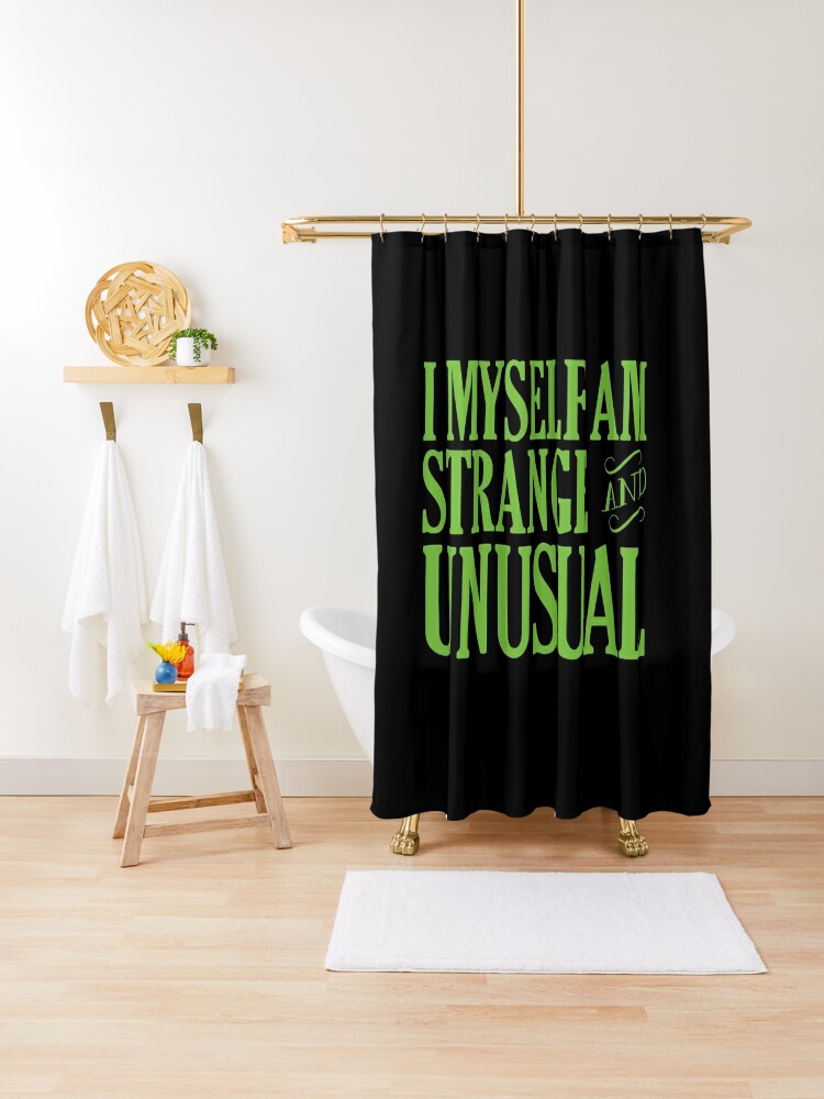 unusual shower curtains