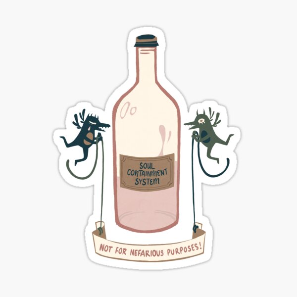 soul containment system Sticker
