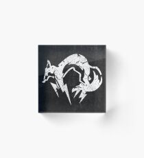 Foxhound V2 (White) Acrylic Block
