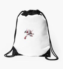 Astray Red Frame Drawstring Bag