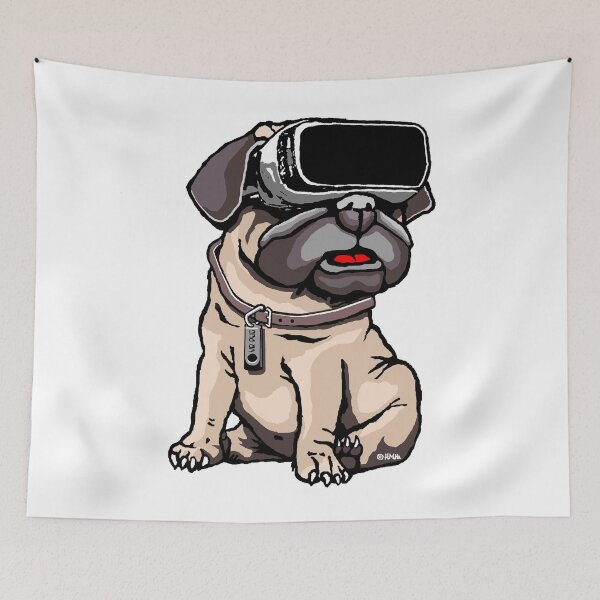 Item preview, VR Pug designed and sold by NewSignCreation.