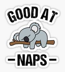 Koala Good At Naps Sticker