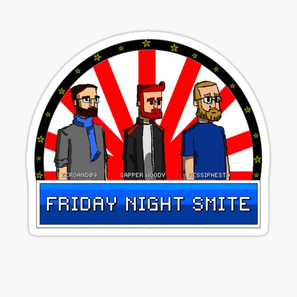 Friday Night Smite Avatars Sticker