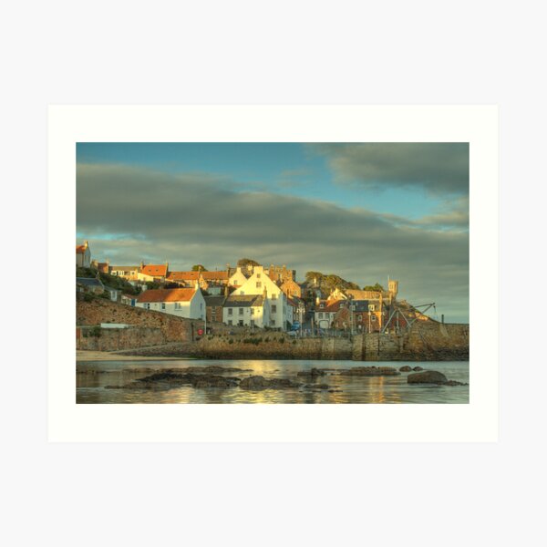 Evening Sun - Crail Harbour Art Print
