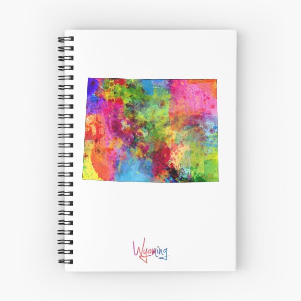 Item preview, Wyoming Map designed and sold by ArtPrints.