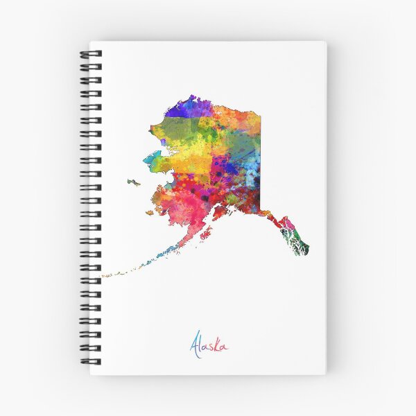 Item preview, Alaska Map designed and sold by ArtPrints.