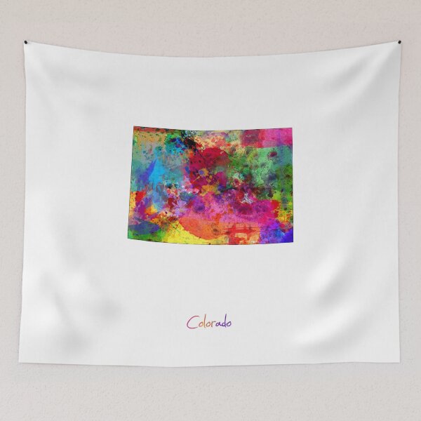 Item preview, Colorado Map designed and sold by ArtPrints.