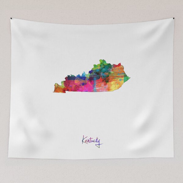 Artikelvorschau, Kentucky Map entworfen und verkauft von ArtPrints.