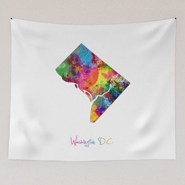 Item preview, Washington DC, District of Columbia Map designed and sold by ArtPrints.