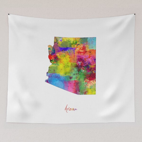Item preview, Arizona Map designed and sold by ArtPrints.