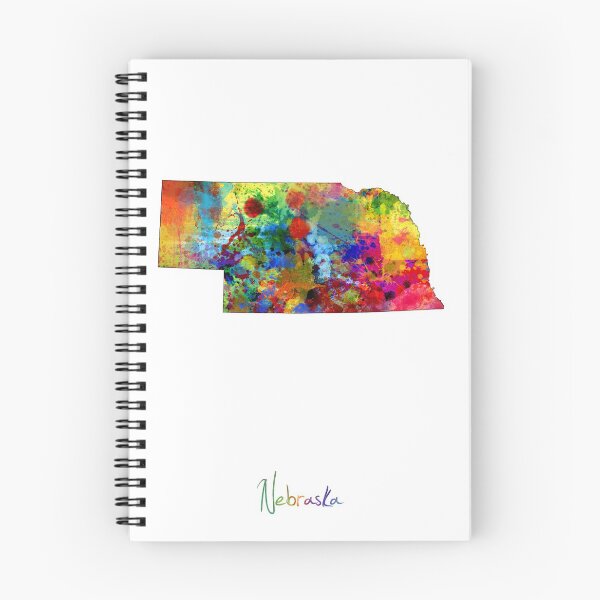 Item preview, Nebraska Map designed and sold by ArtPrints.
