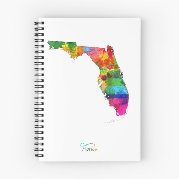 Item preview, Florida Map designed and sold by ArtPrints.