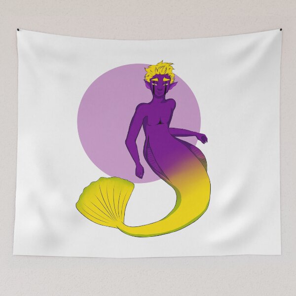 Item preview, Fairy Basslet Merman designed and sold by Blenderbeetle.