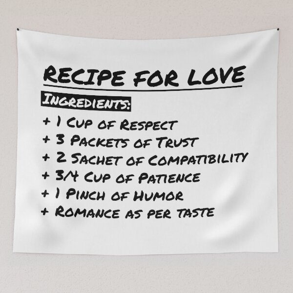 Item preview, Recipe for Love designed and sold by nabeelahmed.