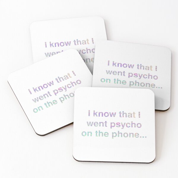 Item preview, I know I went psycho on the phone - Taylor Swift Me! Lover Album designed and sold by bombalurina.