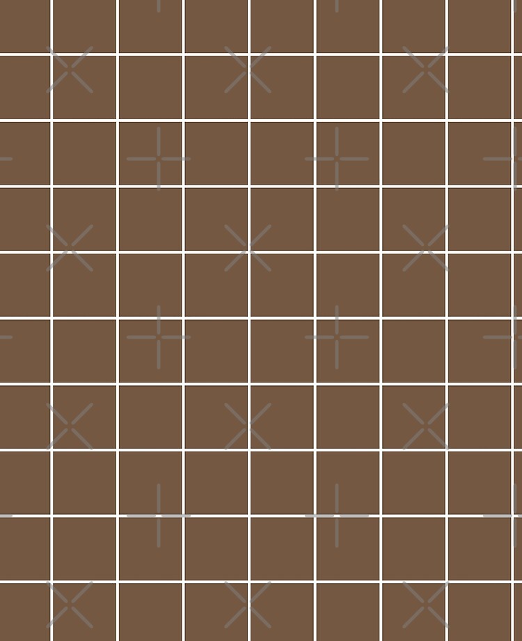 Brown aesthetic background grid pattern