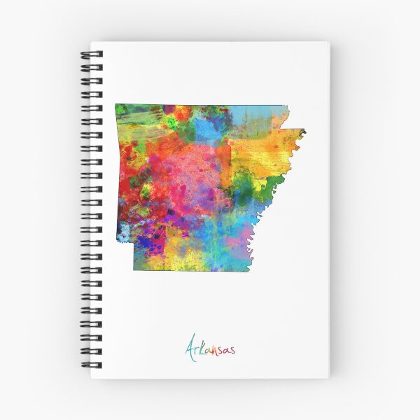Item preview, Arkansas Map designed and sold by ArtPrints.