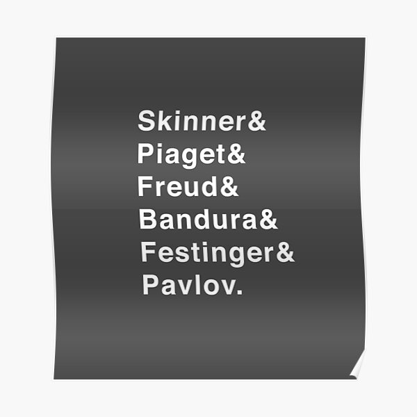 "Famous Psychologists List (Skinner, Piaget, Freud, Bandura, Festinger