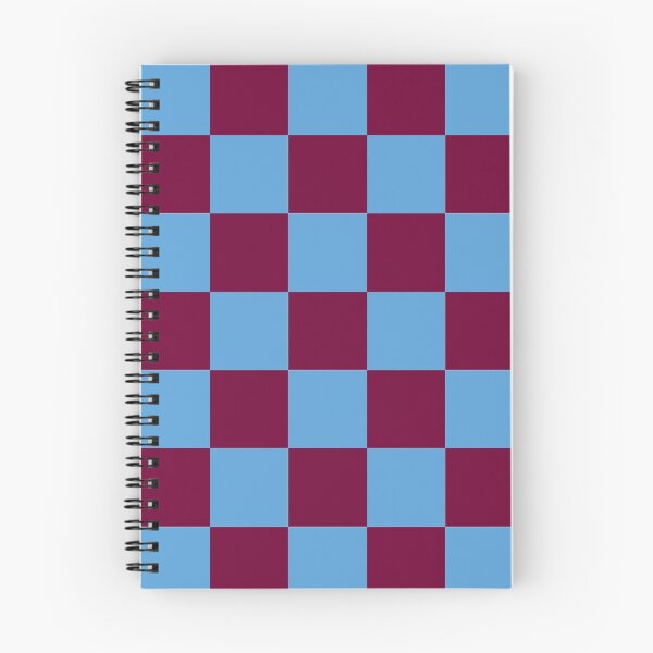 Item preview, Aston Villa Claret and Blue Checkered Fan Flag designed and sold by Sporting Colour.