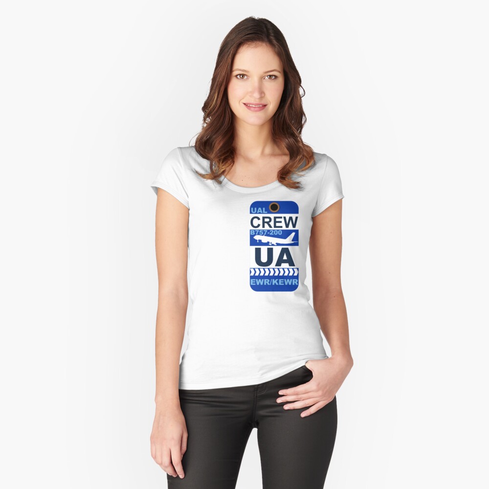Item preview, Fitted Scoop T-Shirt designed and sold by AvGeekCentral.