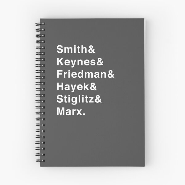 Item preview, Famous Economists List (Adam Smith, Keynes, Friedman, Hayek, Stiglitz, Marx) designed and sold by isstgeschichte.