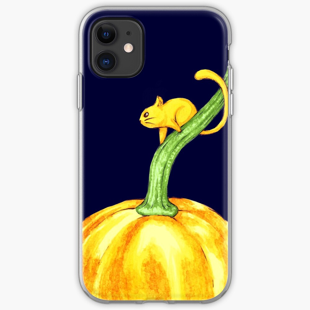 Coque iPhone « Pumpkin mouse»