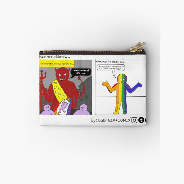 Item preview, Gay misconceptions... designed and sold by LGBTQIACOMIX.