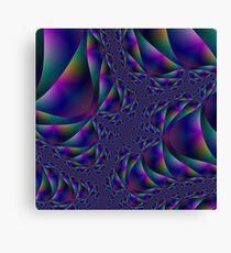 PURPLE CROSS Canvas Print