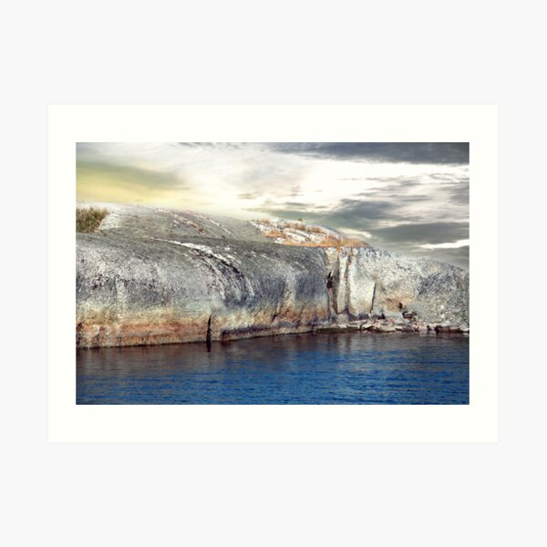 Fiord in Sweden (like woman) Art Print