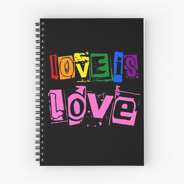 Item preview, Love is Love Colorful LGBT Rainbow Flag Colors Typography Gay Pride LGBTQ designed and sold by URSparklingShop.