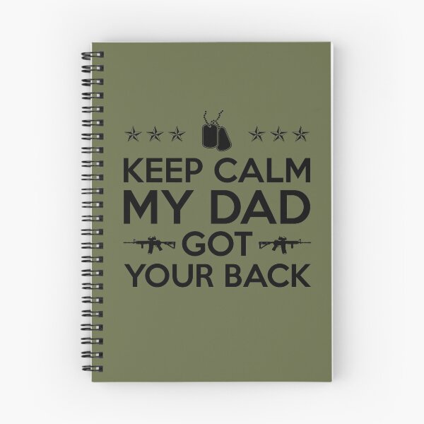 Item preview, Keep Calm My Dad Got Your Back designed and sold by MilitaryDesignL.