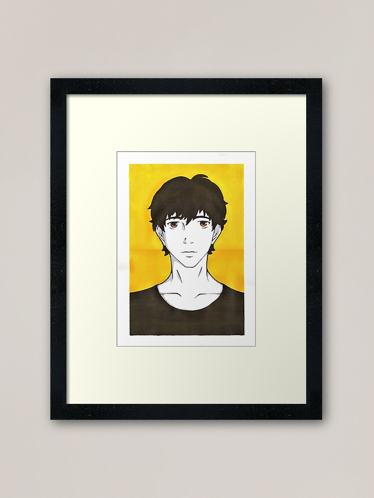 Eiji Okumura Banana Fish Framed Art Print By Teranosukeunko Redbubble