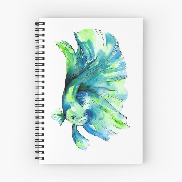 Item preview, Betta Fish Green designed and sold by EveiArt.