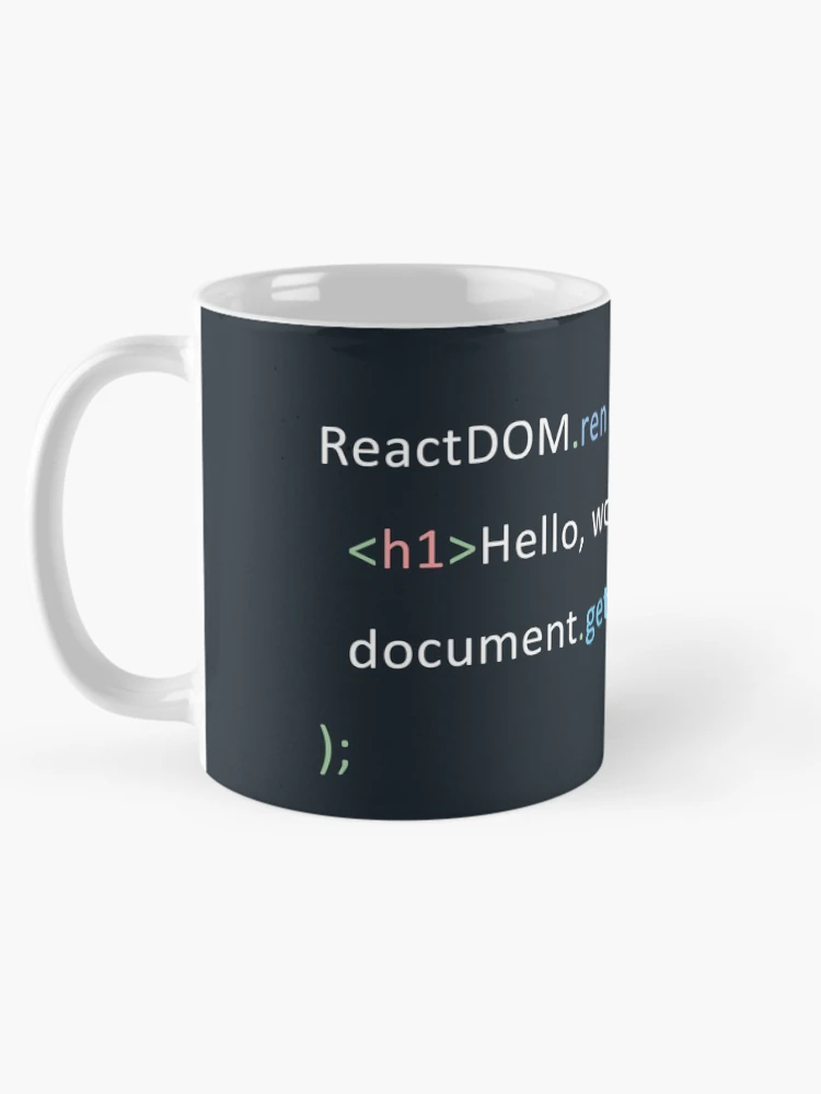 Thumbnail 5 von 6, Kaffeebecher, ReactJS ReactJS JavaScript Framework designt und verkauft von vladocar.
