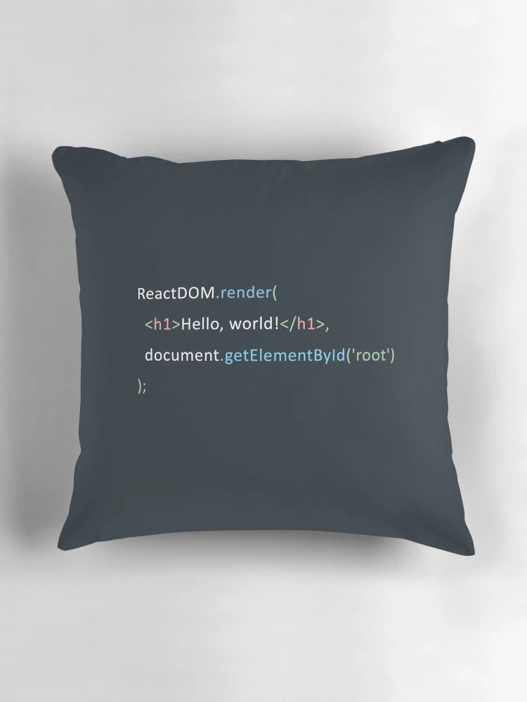 Thumbnail 3 of 4, Pillow, React JS ReactJS JavaScript Framework  designed and sold by vladocar.