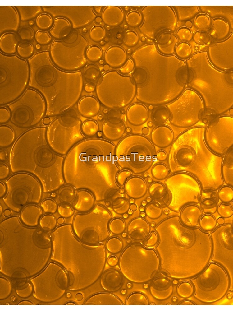 Gleaming Copper Bubbles Pattern by GrandpasTees