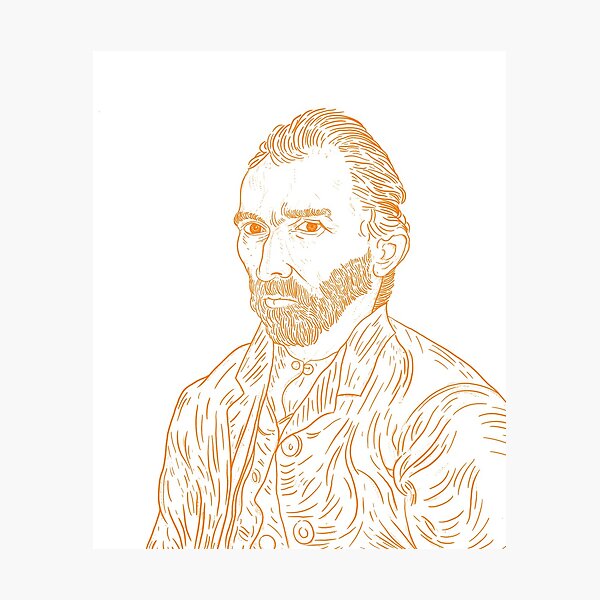 Aperçu de l'œuvre Orange Van Gogh créée et vendue par Katiepixie.