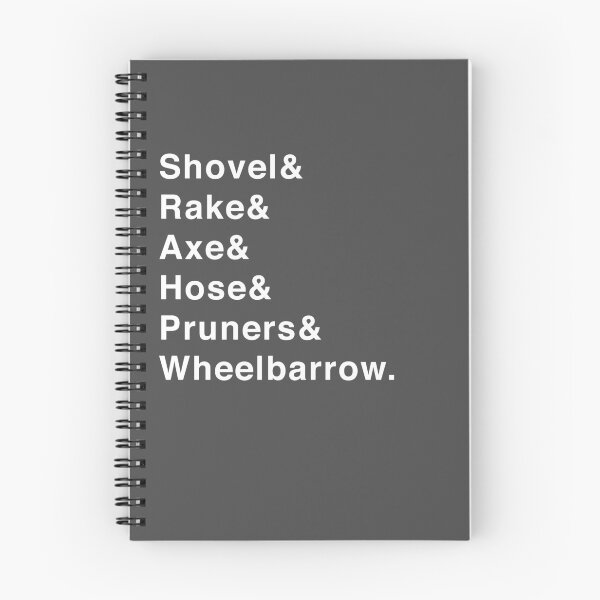 Item preview, Gardening Tools: Shovel, Rake, Axe, Hose, Pruners, Wheelbarrow designed and sold by isstgeschichte.