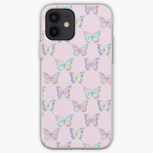 HOLOGRAPHIC BUTTERFLY PATTERN 3 iPhone Soft Case