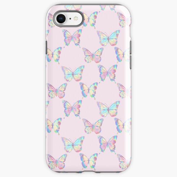 HOLOGRAPHIC BUTTERFLY PATTERN 3 iPhone Tough Case