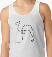 Pablo Picasso Camel Artwork T Shirt, Reproduction Sketch Tank Top