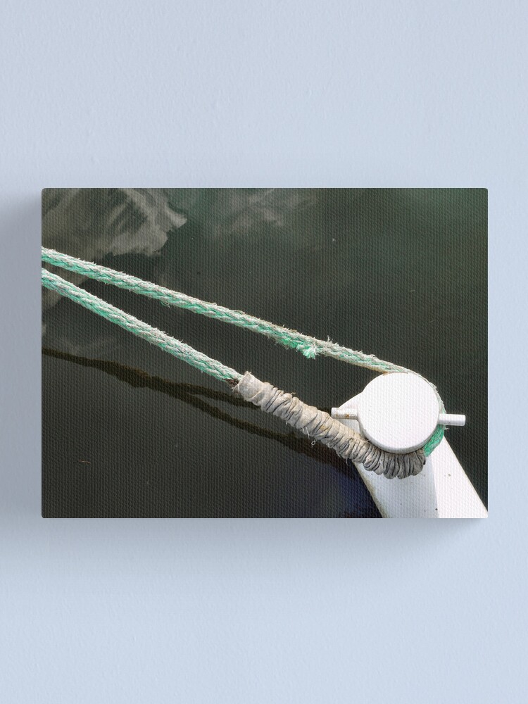Alternate view of Bow line and bitt Canvas Print